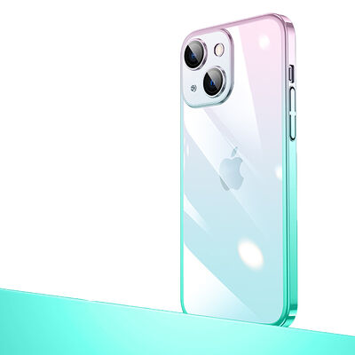Apple iPhone 14 Kılıf Parlak Renk Geçişli Kamera Korumalı Zore Senkron Kapak - 3