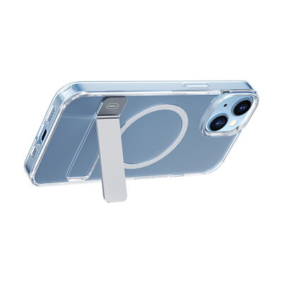Apple iPhone 14 Kılıf ​​​​​Standlı Magsafe Wireless Şarj Özellikli Wiwu Aurora Serisi Kapak - 12