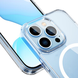 Apple iPhone 14 Kılıf ​​​​​Standlı Magsafe Wireless Şarj Özellikli Wiwu Aurora Serisi Kapak - 14