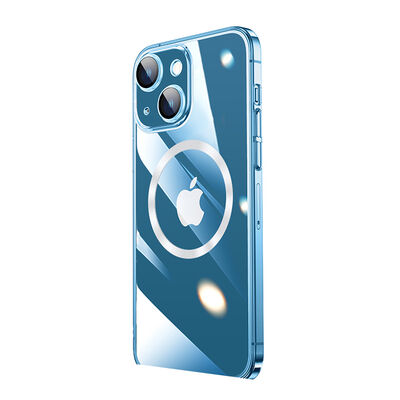 Apple iPhone 14 Kılıf Wireless Şarj Özellikli Sert PC Zore Riksos Magsafe Kapak - 10