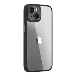 Apple iPhone 14 Kılıf Wiwu VCC-104 Lens Korumalı Renkli Kenar Arkası Şeffaf Vivid Clear Kapak - 6
