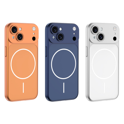 Apple iPhone 14 Kılıf Zore M-Safe Şarj Özellikli Kamera Korumalı Spark Kapak - 5