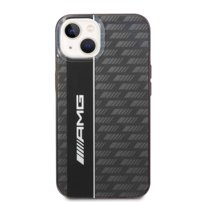 Apple iPhone 14 Plus Case AMG Transparent Double Layer Carbon Design II Cover - 5