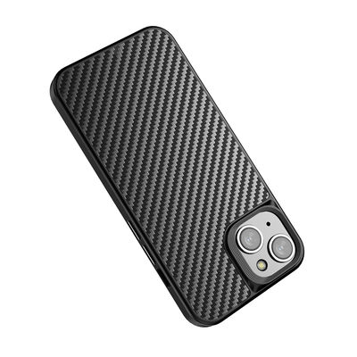 Apple iPhone 14 Plus Case Aramid Carbon Fiber with Magsafe Wlons Radison Cover - 5