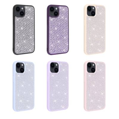 Apple iPhone 14 Plus Case Shiny Stone Design Zore Stone Cover - 2