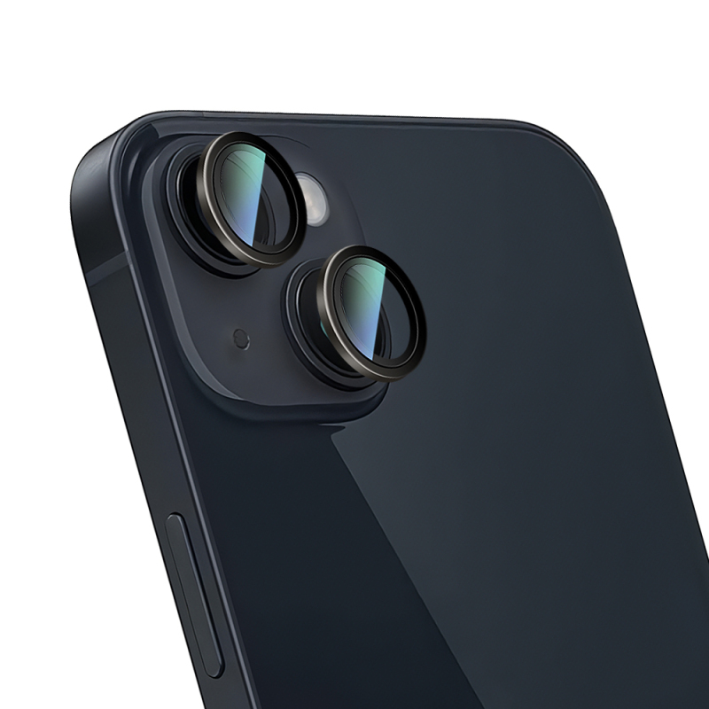 Apple iPhone 14 Plus CaseWorld Alloy Series Oleophobic Anti-Reflective Camera Lens Protector - 8