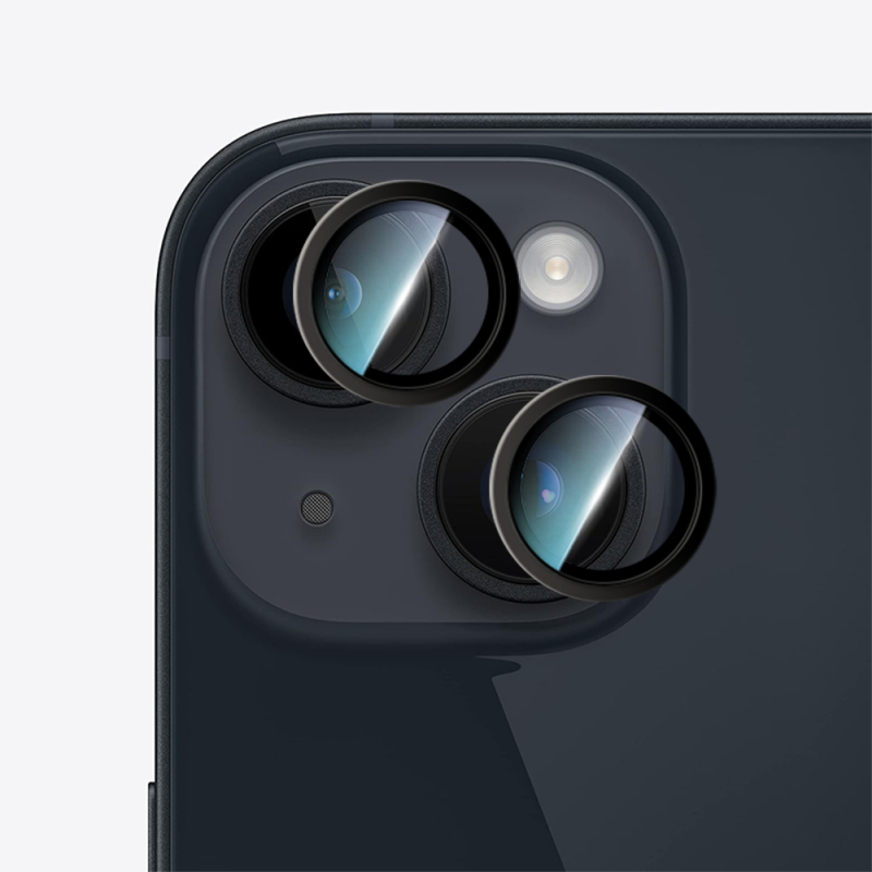 Apple iPhone 14 Plus CaseWorld Alloy Series Oleophobic Anti-Reflective Camera Lens Protector - 9