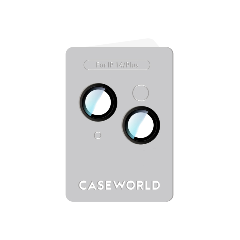 Apple iPhone 14 Plus CaseWorld Alloy Series Oleophobic Anti-Reflective Camera Lens Protector - 11