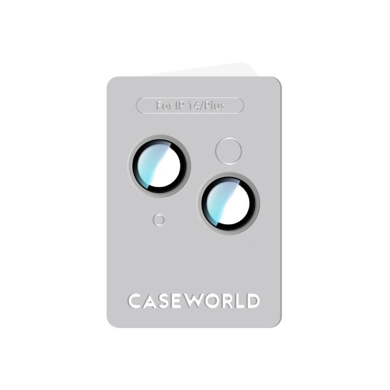 Apple iPhone 14 Plus CaseWorld Alloy Series Oleophobic Anti-Reflective Camera Lens Protector - 7