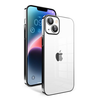 Apple iPhone 14 Plus Kılıf Kamera Korumalı Renkli Çerçeveli Zore Garaj Kapak - 3