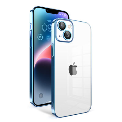 Apple iPhone 14 Plus Kılıf Kamera Korumalı Renkli Çerçeveli Zore Garaj Kapak - 4