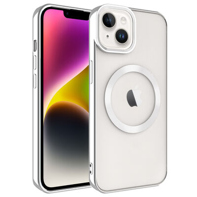 Apple iPhone 14 Plus Kılıf Magsafe Wireless Şarj Özellikli Zore Setro Silikon - 5