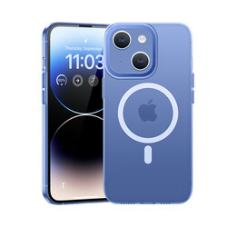 Apple iPhone 14 Plus Kılıf Wireless Şarj Destekli Benks Magnetik Haze Kapak - 9