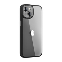 Apple iPhone 14 Plus Kılıf ​​​​​Wiwu GCC-105 Lens Korumalı Renkli Kenar Arkası Şeffaf Multicolor Kapak - 15
