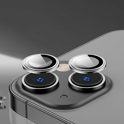Apple iPhone 14 ​​​Plus Wiwu Lens Guard Metal Kamera Lens Koruyucu - 4