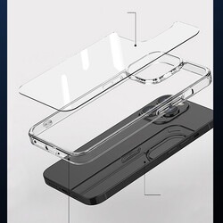 Apple iPhone 14 Plus Wiwu M-safe Şarj Özellikli Lens Korumalı Şeffaf Silikon Kapak - 14
