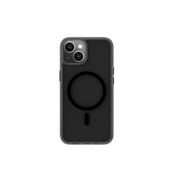 Apple iPhone 14 Plus Wiwu M-safe Şarj Özellikli Lens Korumalı Şeffaf Silikon Kapak - 10