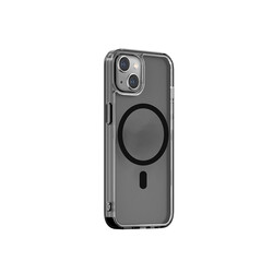 Apple iPhone 14 Plus Wiwu M-safe Şarj Özellikli Lens Korumalı Şeffaf Silikon Kapak - 2
