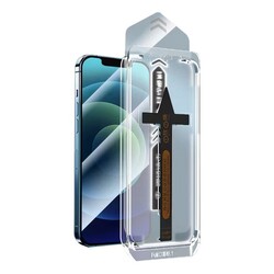 Apple iPhone 14 Plus Zore Süper Fast Anti-Dust Toz Önleyici Temperli Ekran Koruyucu - 1