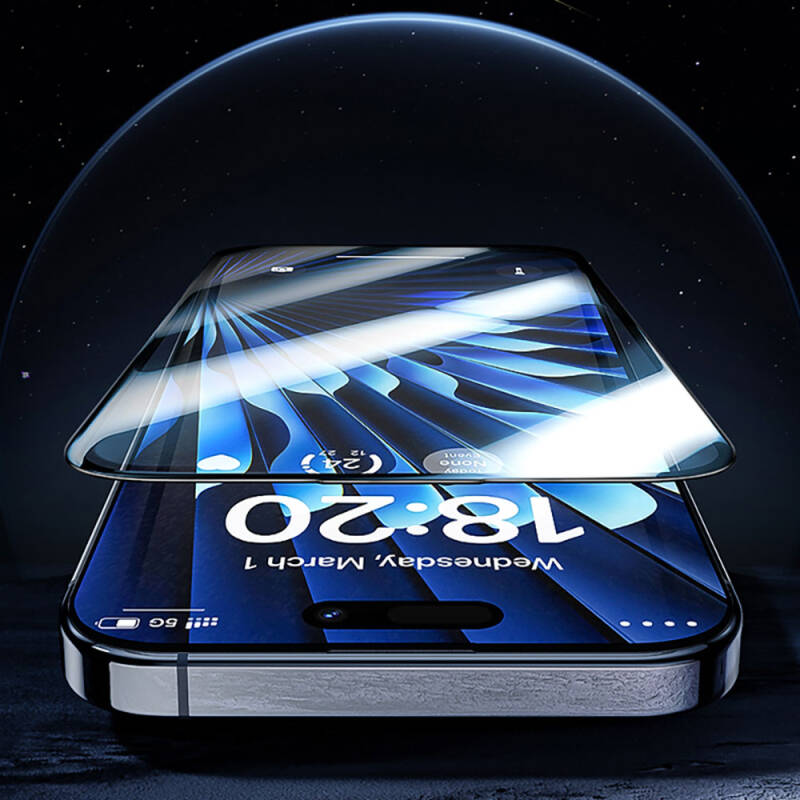 Apple iPhone 14 Pro Benks Glass Warrior Safir Coating Ekran Koruyucu + Kolay Uygulama Aparatlı - 14