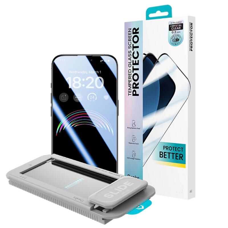 Apple iPhone 14 Pro Benks V Pro Ultra Shield 0.3mm Ekran Koruyucu + Kolay Uygulama Aparatlı - 1