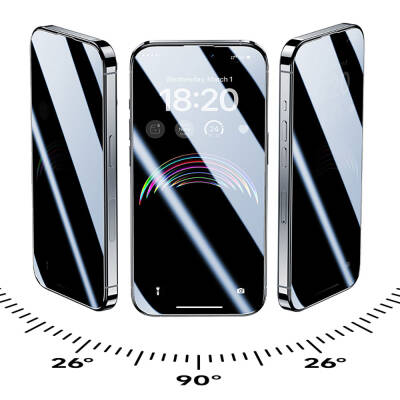 Apple iPhone 14 Pro Benks V Pro Ultra Shield Privacy 0.3mm Ekran Koruyucu + Kolay Uygulama Aparatlı - 5
