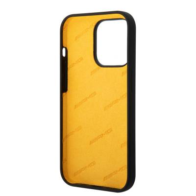 Apple iPhone 14 Pro Case AMG Silicone Big Yellow Logo Design Cover - 2