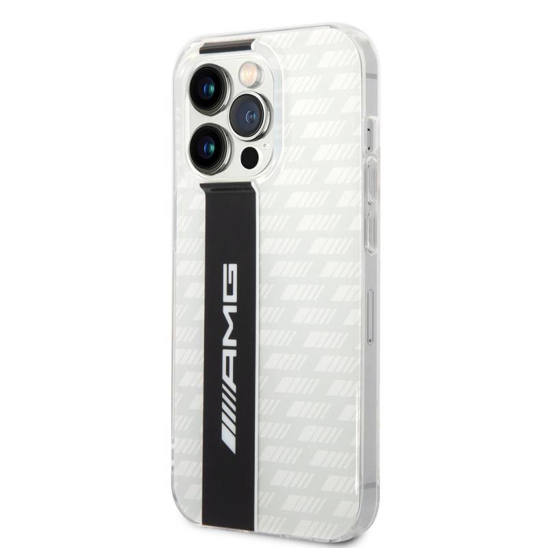 Apple iPhone 14 Pro Case AMG Transparent Double Layer Carbon Design II Cover - 2