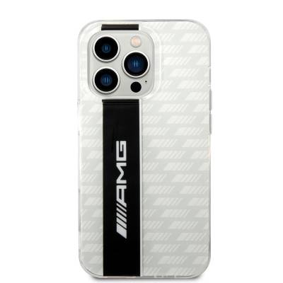 Apple iPhone 14 Pro Case AMG Transparent Double Layer Carbon Design II Cover - 7