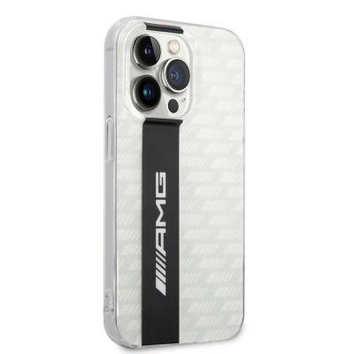 Apple iPhone 14 Pro Case AMG Transparent Double Layer Carbon Design II Cover - 8