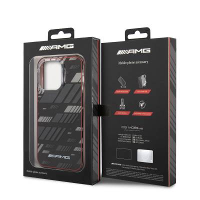 Apple iPhone 14 Pro Case AMG Transparent Double Layer Graphic Design I Cover - 3