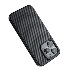 Apple iPhone 14 Pro Case Aramid Carbon Fiber with Magsafe Wlons Radison Cover - 6