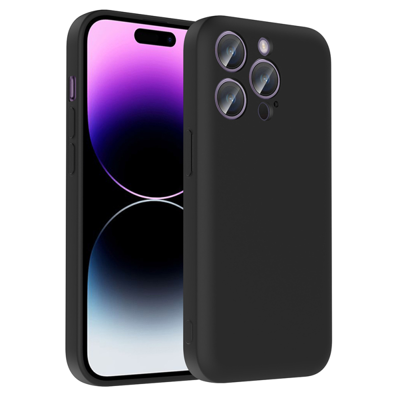 Apple iPhone 14 Pro Case Camera Protection Card Holder Zore Vitra Cover - 3
