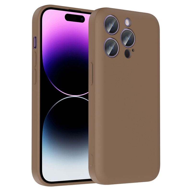Apple iPhone 14 Pro Case Camera Protection Card Holder Zore Vitra Cover - 5