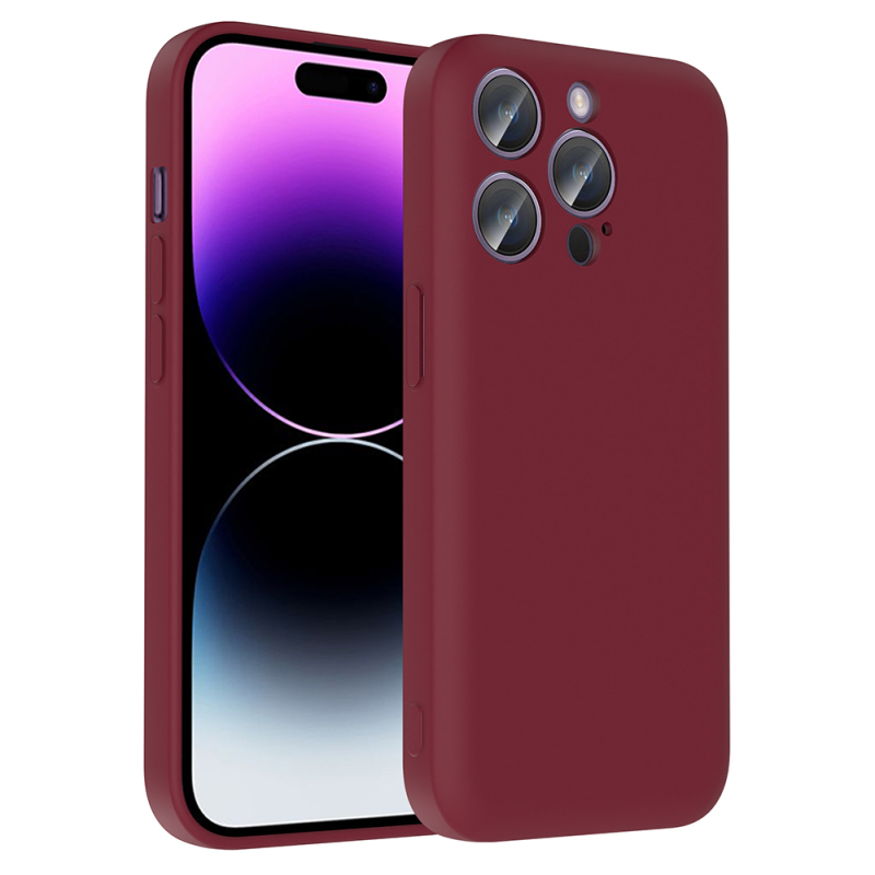 Apple iPhone 14 Pro Case Camera Protection Card Holder Zore Vitra Cover - 6