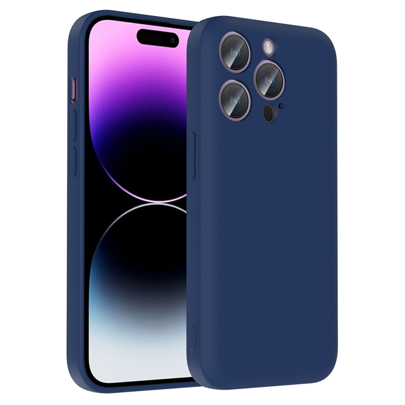 Apple iPhone 14 Pro Case Camera Protection Card Holder Zore Vitra Cover - 1