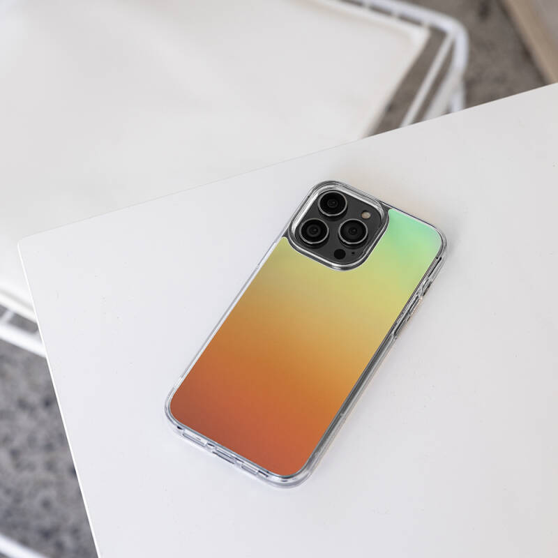 Apple iPhone 14 Pro Case Color Changing Edges Transparent Design Licensed Switcheasy Crush Plus Cover - 8