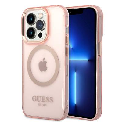 Apple iPhone 14 Pro Case GUESS Magsafe Charge Feature Airbag Design Cover - 1