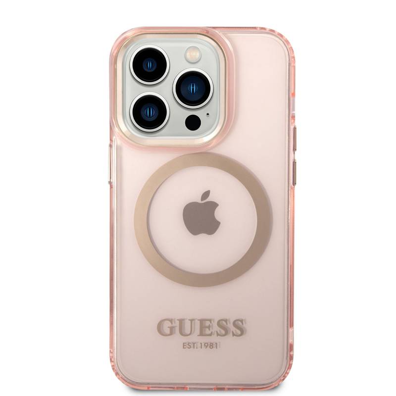 Apple iPhone 14 Pro Case GUESS Magsafe Charge Feature Airbag Design Cover - 3