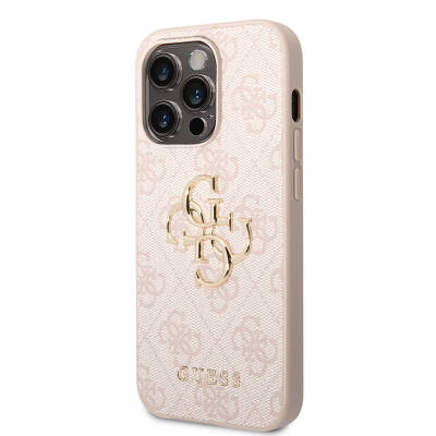 Apple iPhone 14 Pro Case Guess PU Leather Cover with Large Metal Logo Design - 2