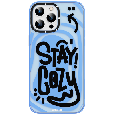 Apple iPhone 14 Pro Case Happy Mod Figured YoungKit Happy Mood Series Cover - 3