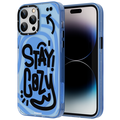 Apple iPhone 14 Pro Case Happy Mod Figured YoungKit Happy Mood Series Cover - 11