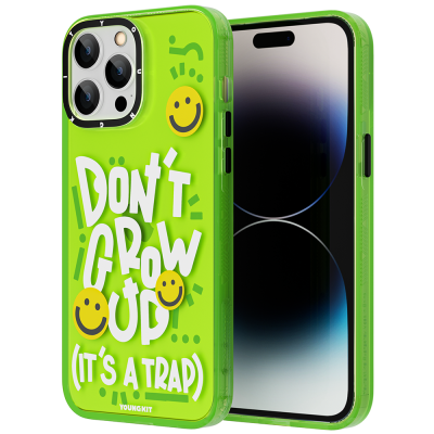 Apple iPhone 14 Pro Case Happy Mod Figured YoungKit Happy Mood Series Cover - 8