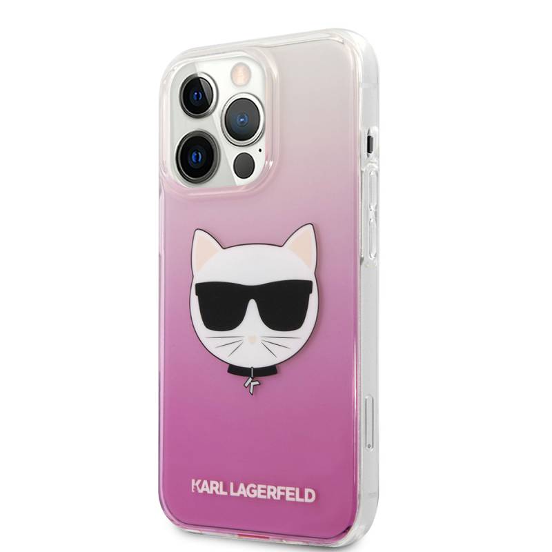 Apple iPhone 14 Pro Case Karl Lagerfeld Hard TPU Choupette Design Cover - 2