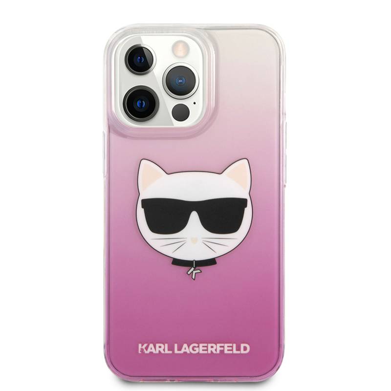 Apple iPhone 14 Pro Case Karl Lagerfeld Hard TPU Choupette Design Cover - 7