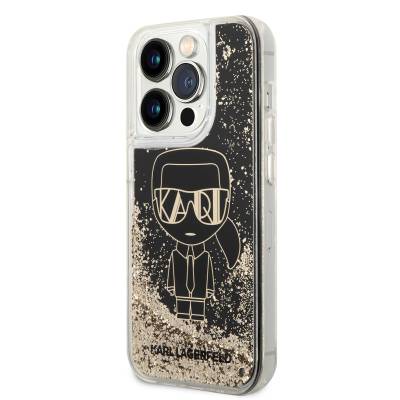 Apple iPhone 14 Pro Case Karl Lagerfeld Liquid Glitter Gatsby Cover - 2