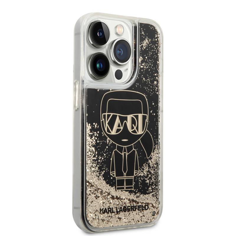 Apple iPhone 14 Pro Case Karl Lagerfeld Liquid Glitter Gatsby Cover - 8