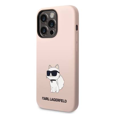 Apple iPhone 14 Pro Case Karl Lagerfeld Silicone Choupette Design Cover - 4