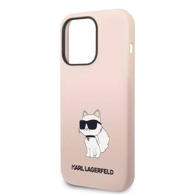 Apple iPhone 14 Pro Case Karl Lagerfeld Silicone Choupette Design Cover - 7