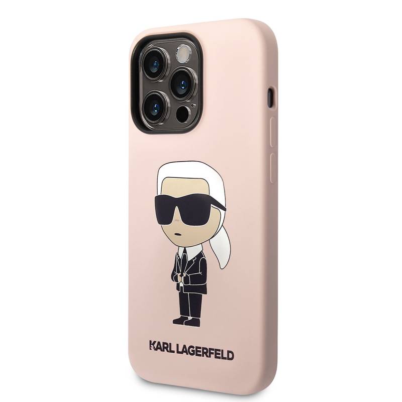 Apple iPhone 14 Pro Case Karl Lagerfeld Silicone Karl Design Cover - 2